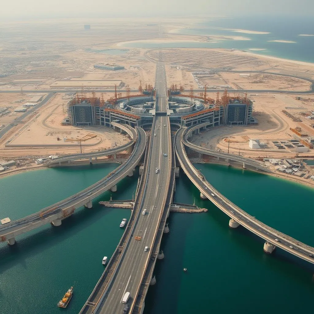 مشروع بنية تحتية في الإمارات
